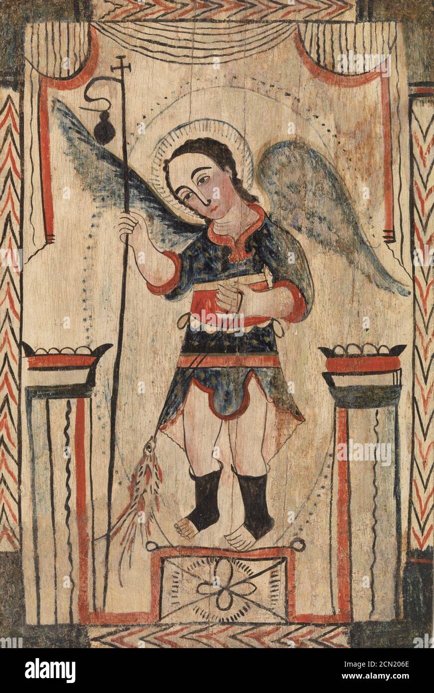 José Raphael Aragon - Archangel Saint Raphael (San Raphael) - BF1067 - Barnes Foundation. Stock Photo