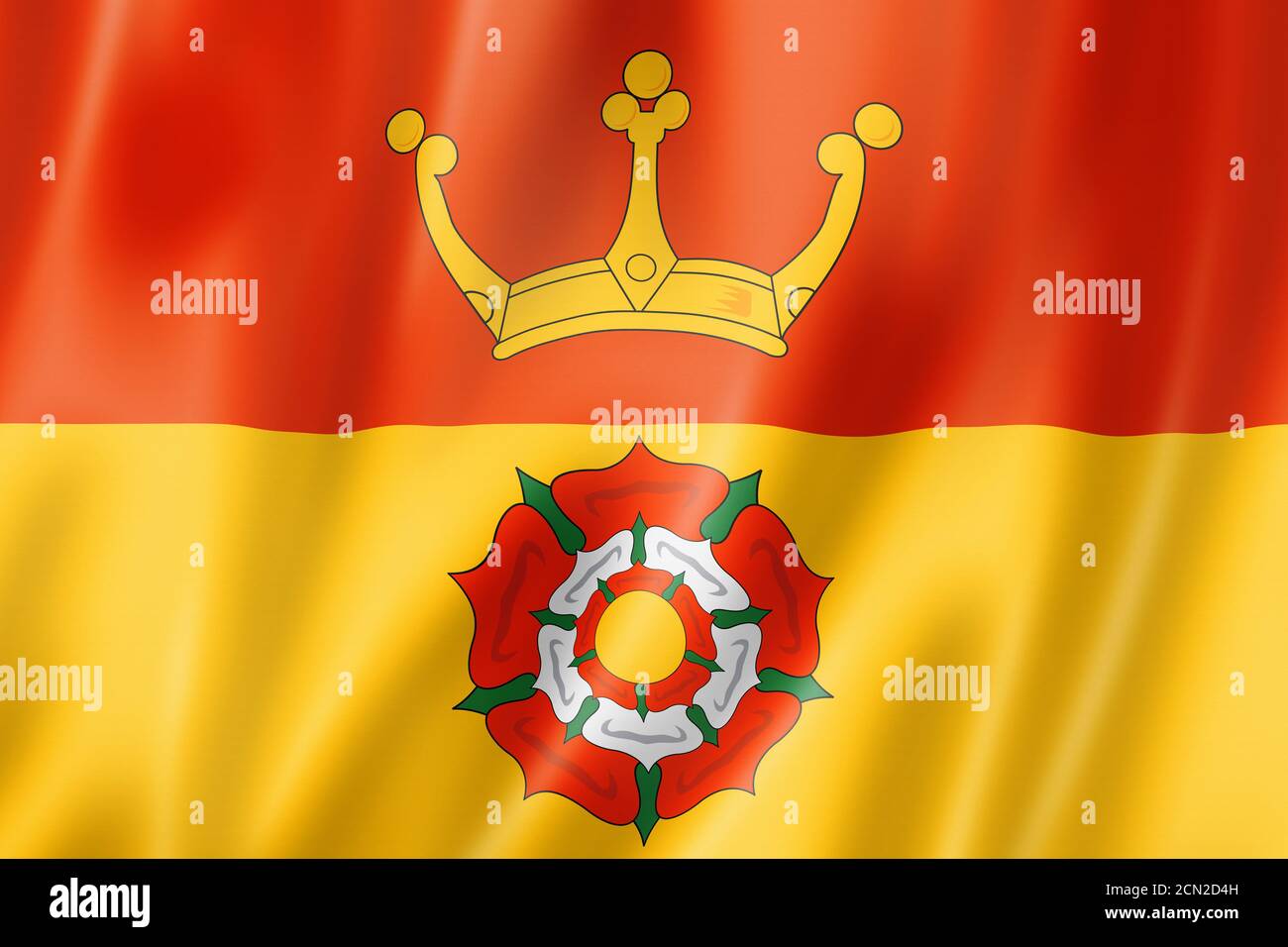 3d flag of hampshire hires stock photography and images Alamy
