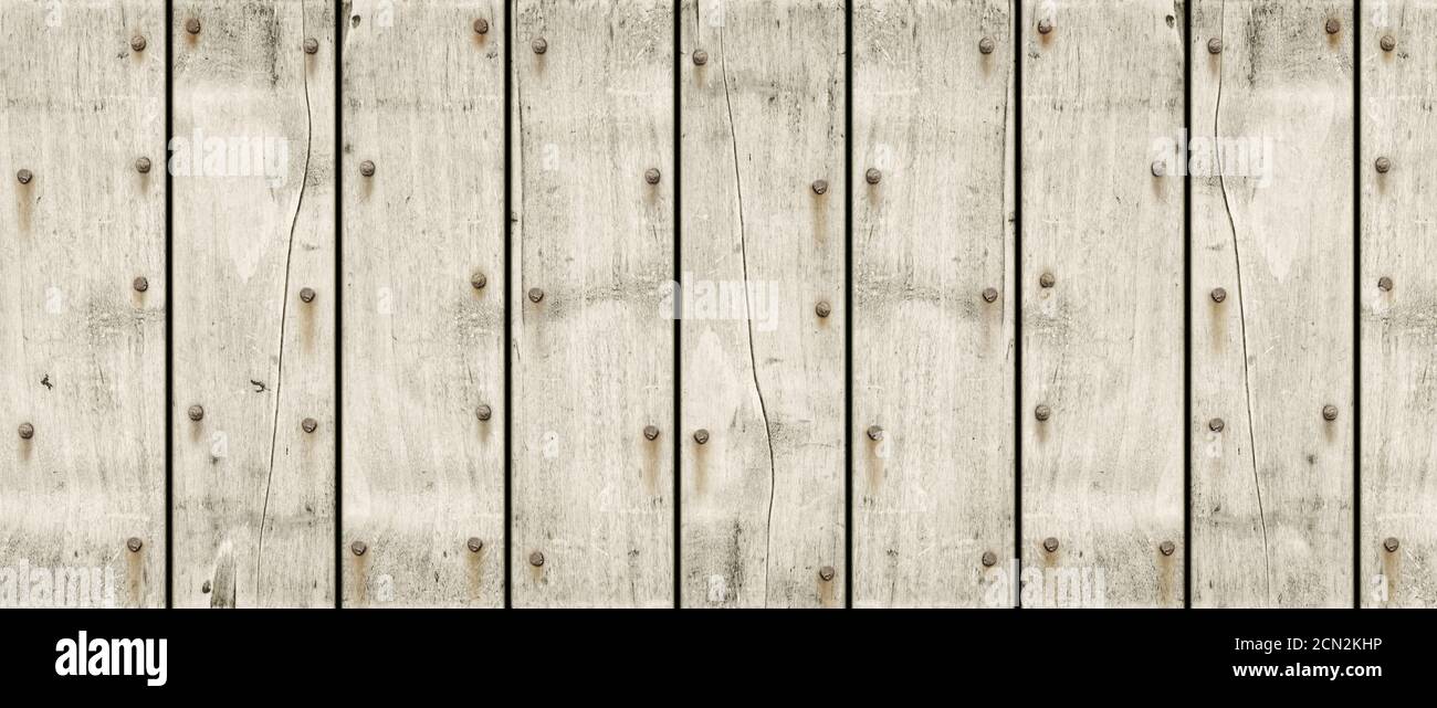 Old white wood. Banner background texture Stock Photo