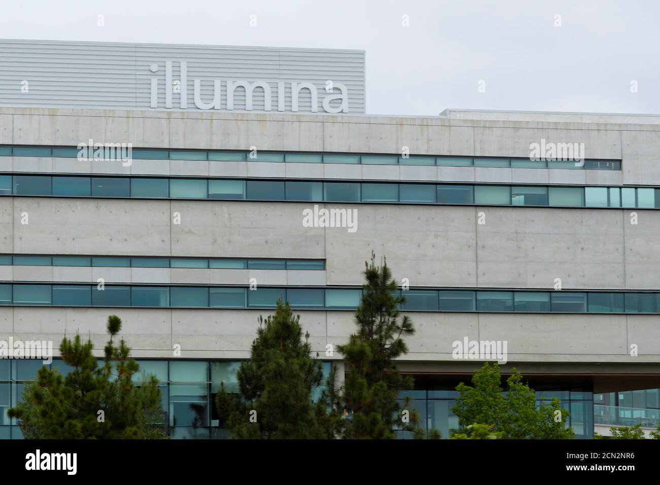 A new office building housing genetic research company Illumina is shown in San Diego, California, U.S., May 30, 2018. REUTERS/Mike Blake Stock Photo