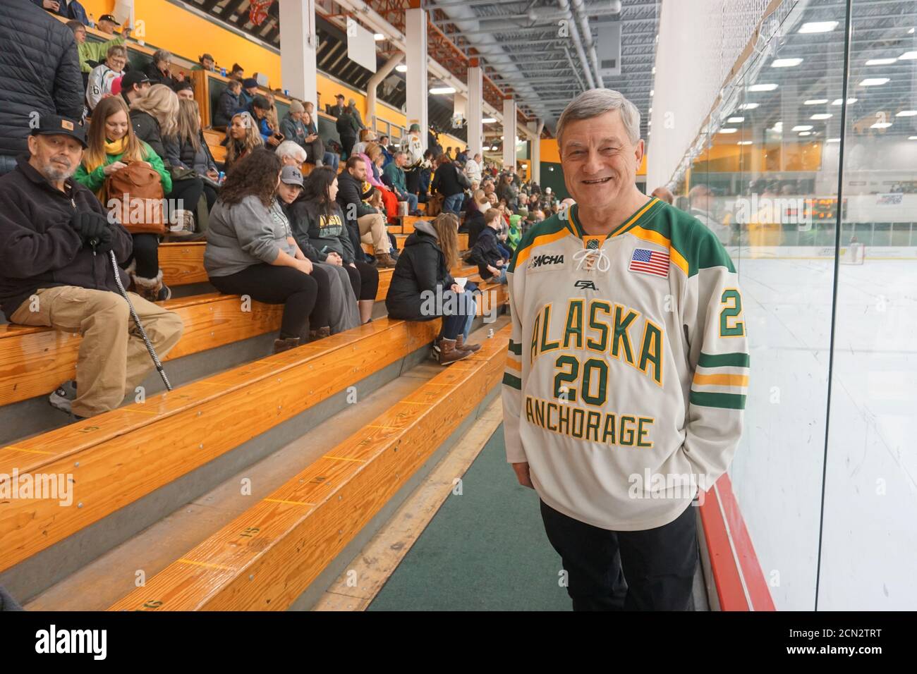 U S Census Bureau Director Steven Dillingham Poses At The Hockey Game u-s-census-bureau-director-steven-dillingham-poses-at-the-hockey-game
