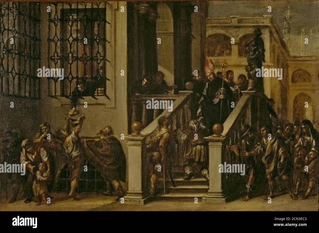 Juan de Valdés Leal - Saint Thomas of Villanueva Giving Alms to the ...