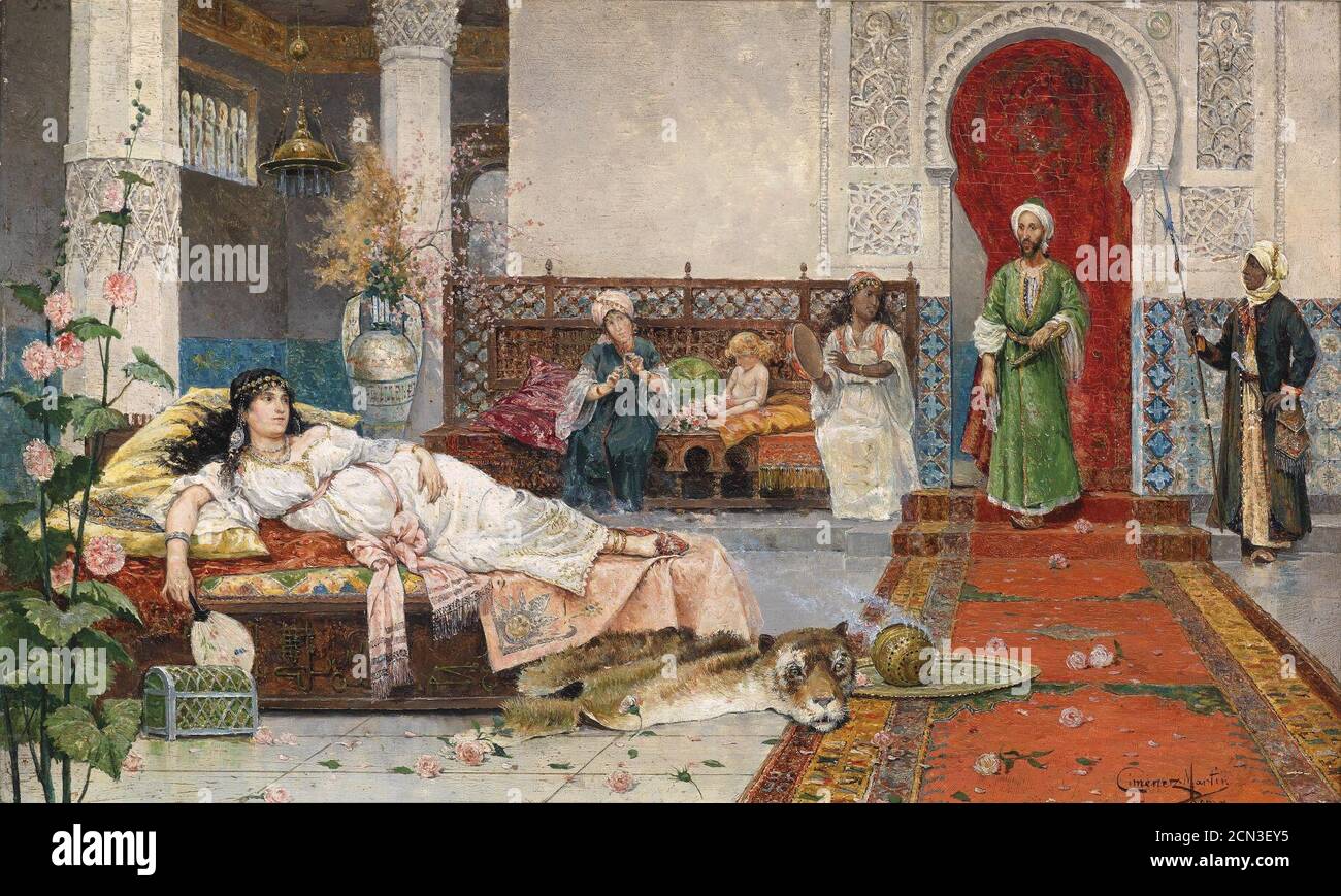 Puzzle 'Martin: Im Harem' - 1000 Teile, Fertiges Bild 70 X 50 Cm - Kunst-Puzzle Für Erwachsene