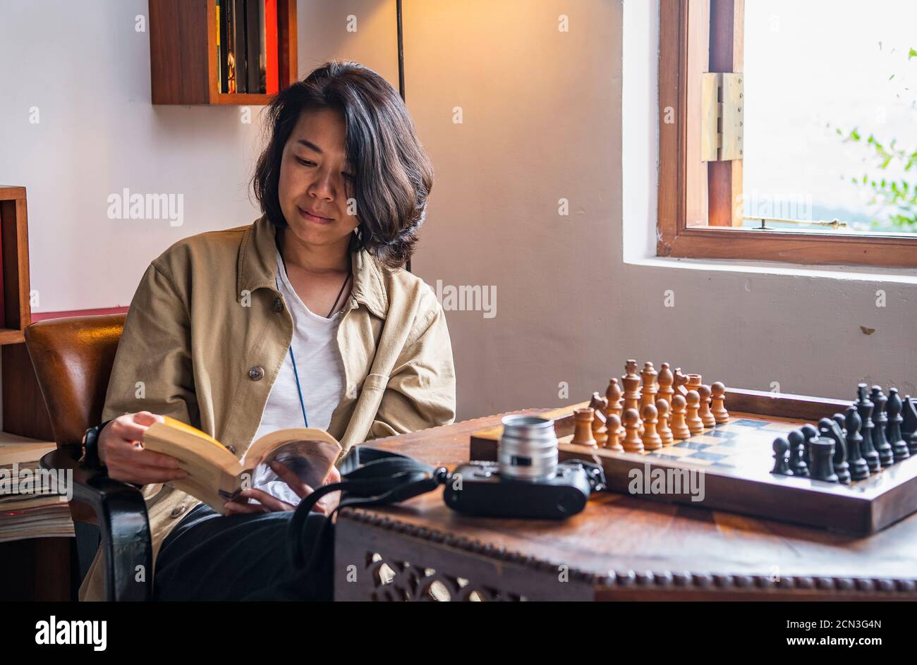 Local Thai people play old traditional Thai chess in public area - slow  life style local people with chess board game concept 10218391 Stock Photo  at Vecteezy