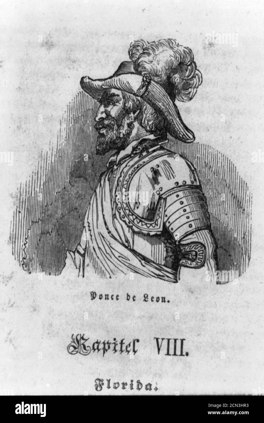 Juan Ponce de Leon Stock Photo Alamy