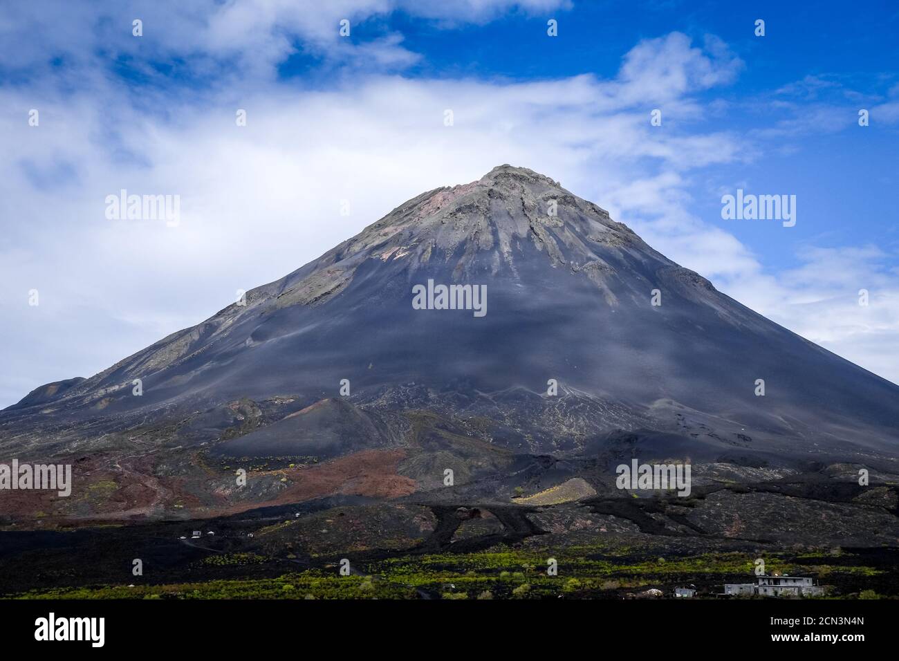 Pico do Fogo, Cha das Caldeiras, Cape Verde Stock Photo - Alamy