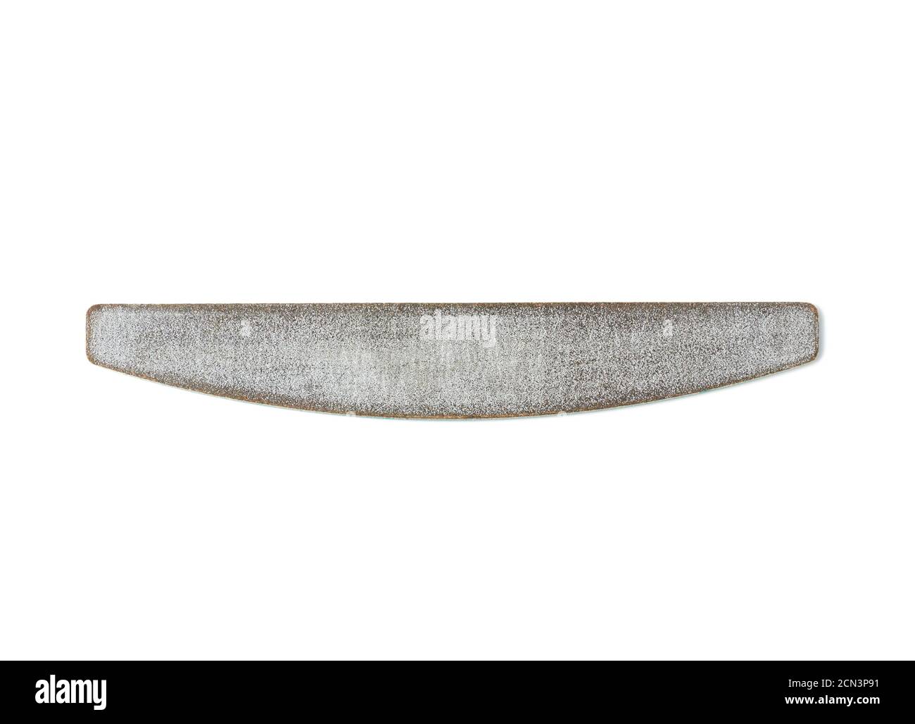 used nail file isolated on white background Stock Photo