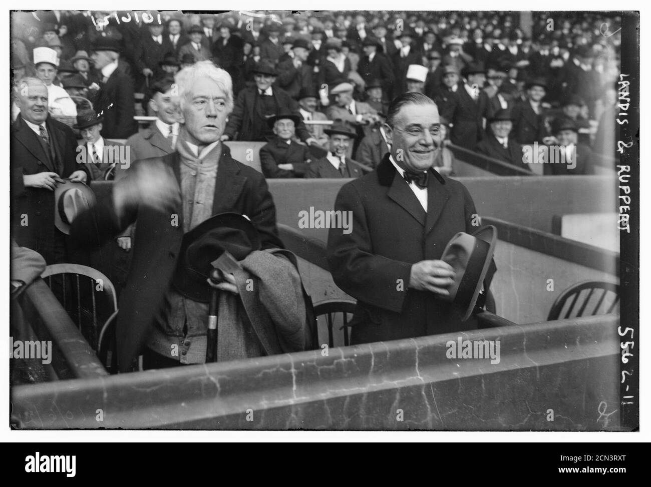 Jacob Ruppert, Judge Kenesaw M. Landis, Tillinghast Huston, Harry ...