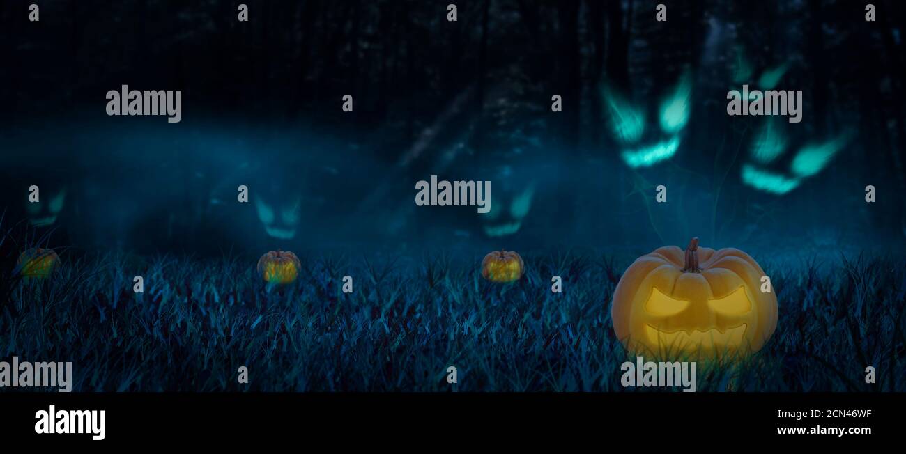 Ghost scary jack lantern hi-res stock photography and images - Alamy