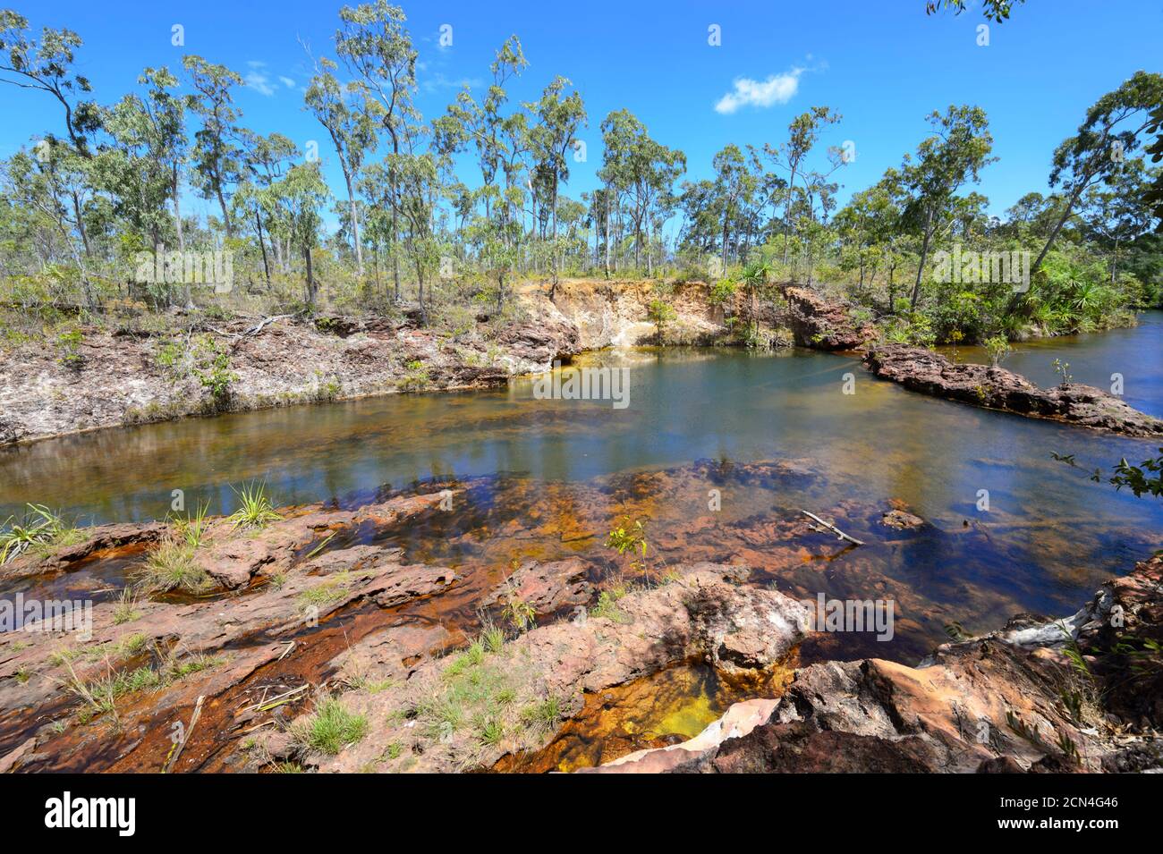 Scenic view of the Giddy River, East Arnhem Land, Northern Territory, NT, Australia Stock Photo