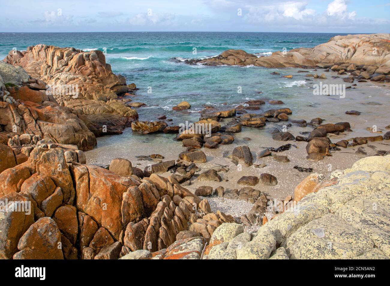 Beerbarrel Beach, St Helens Point Conservation Area Stock Photo