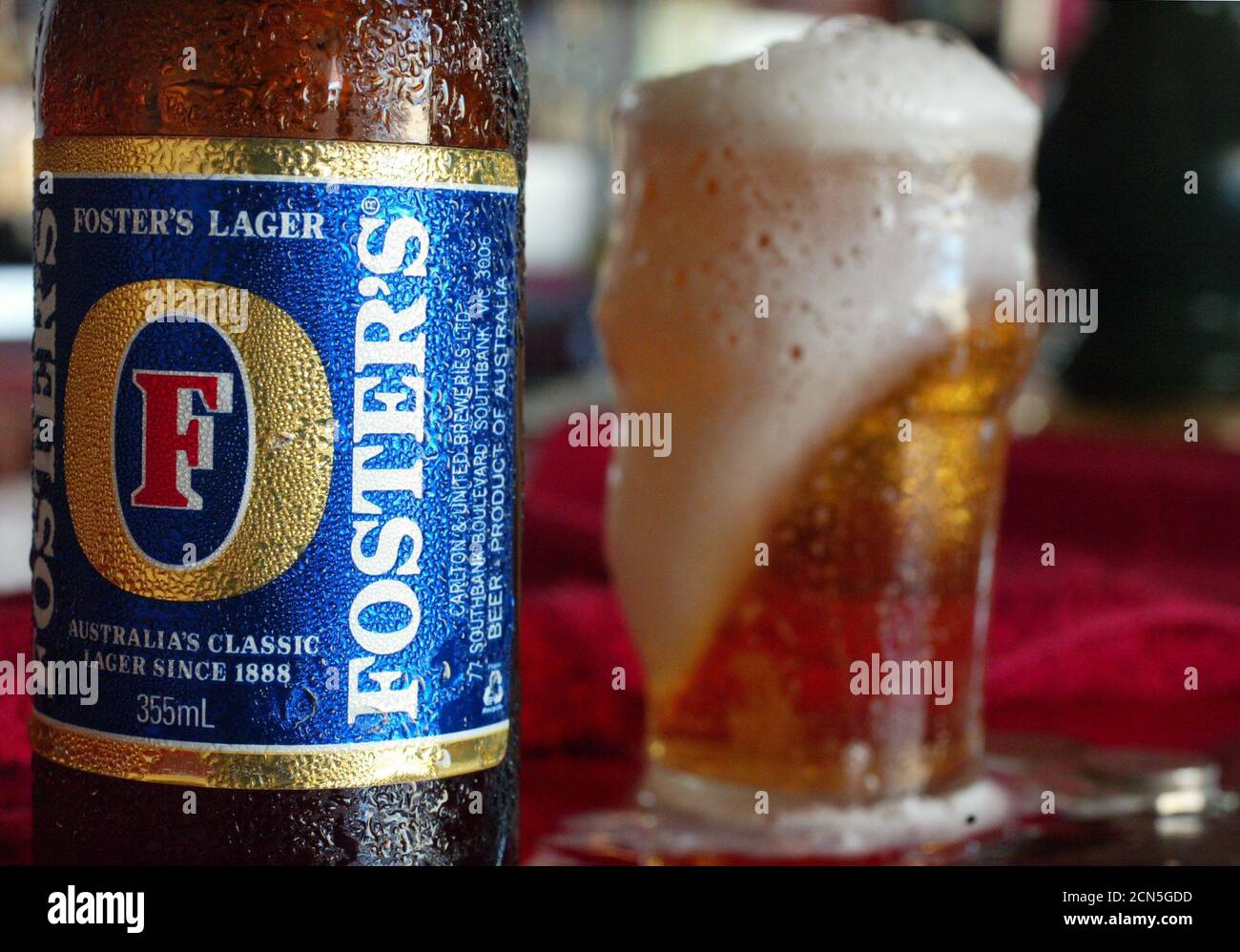 Fosters_logo hires stock photography and images Alamy