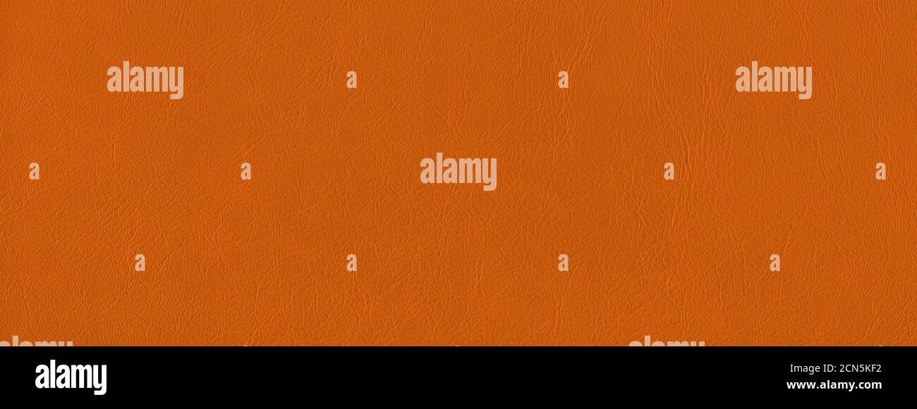 Orange leather texture banner Stock Photo