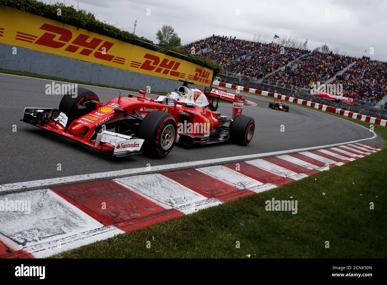 Formula One - Canadian Grand Prix - Montreal, Quebec, Canada - 12/6/16 - Ferrari F1 driver Sebastian Vettel of Germany drives. REUTERS/Chris Wattie Stock Photo