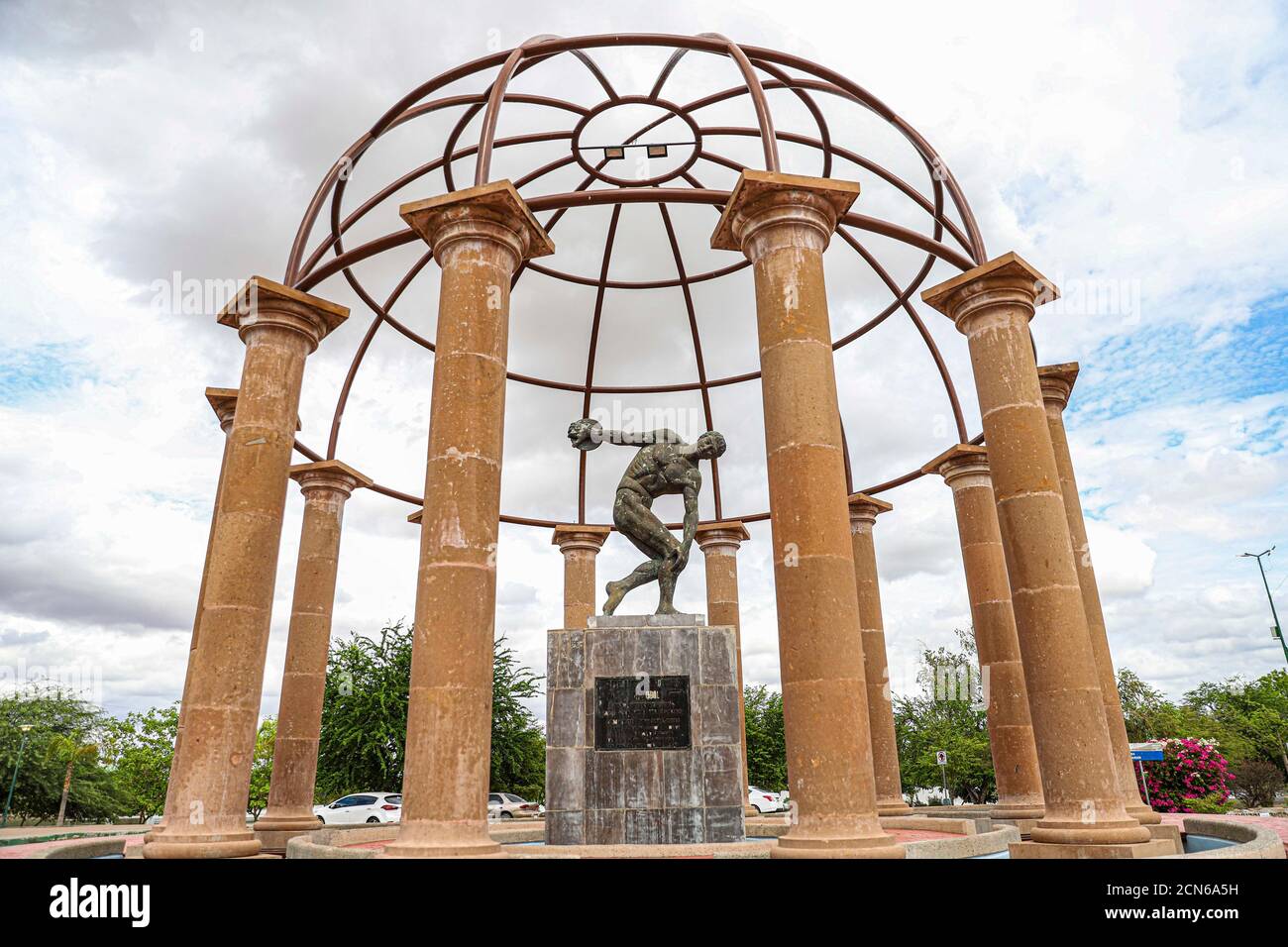 El Discóbolo in Ostimuri Park and Laguna del Náinari in Ciudad Obregón Sonora. (Photo by Luis El Discóbolo in Ostimuri Park and Laguna del Náinari in Ciudad Obregón Sonora. (Photo by Luis