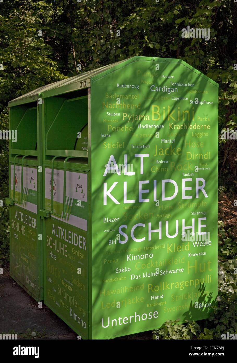 Used clothing container hires stock photography and images Alamy