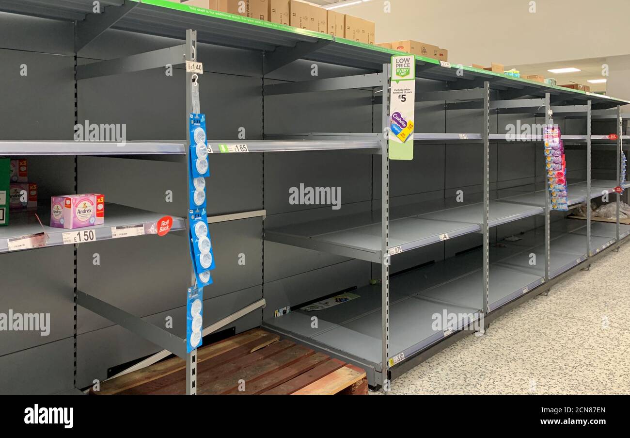 Empty shelves asda hires stock photography and images Alamy