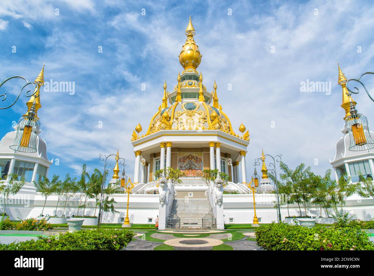 Wat Thung Setthi temple(Wat Thung Mueang) at Khon Kaen is a tourist attraction,Thailand. Stock Photo
