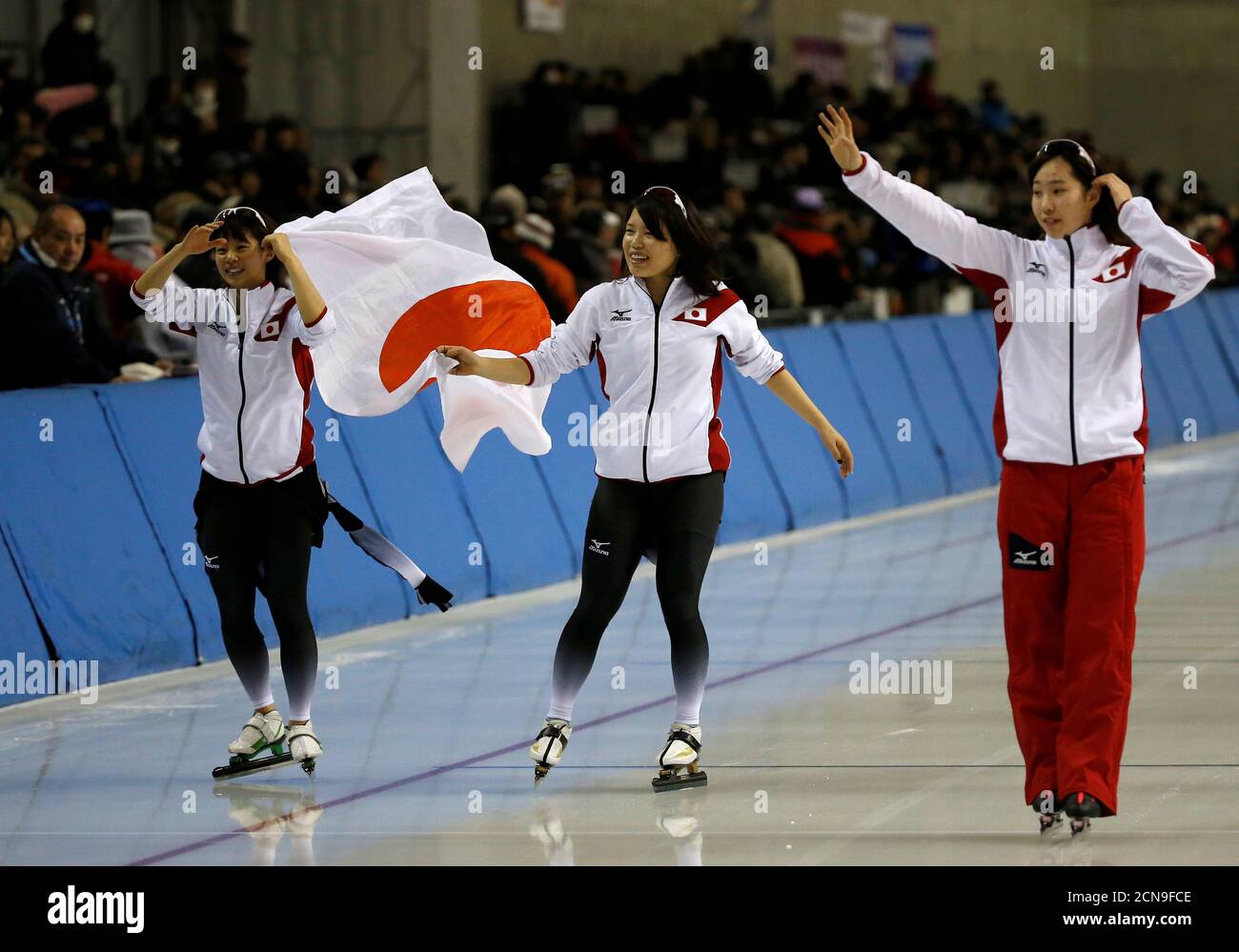Speed Skating Asian Winter Games Women S Team Pursuit Obihiro Forest Speed Skating Oval Obihiro Japan 21
