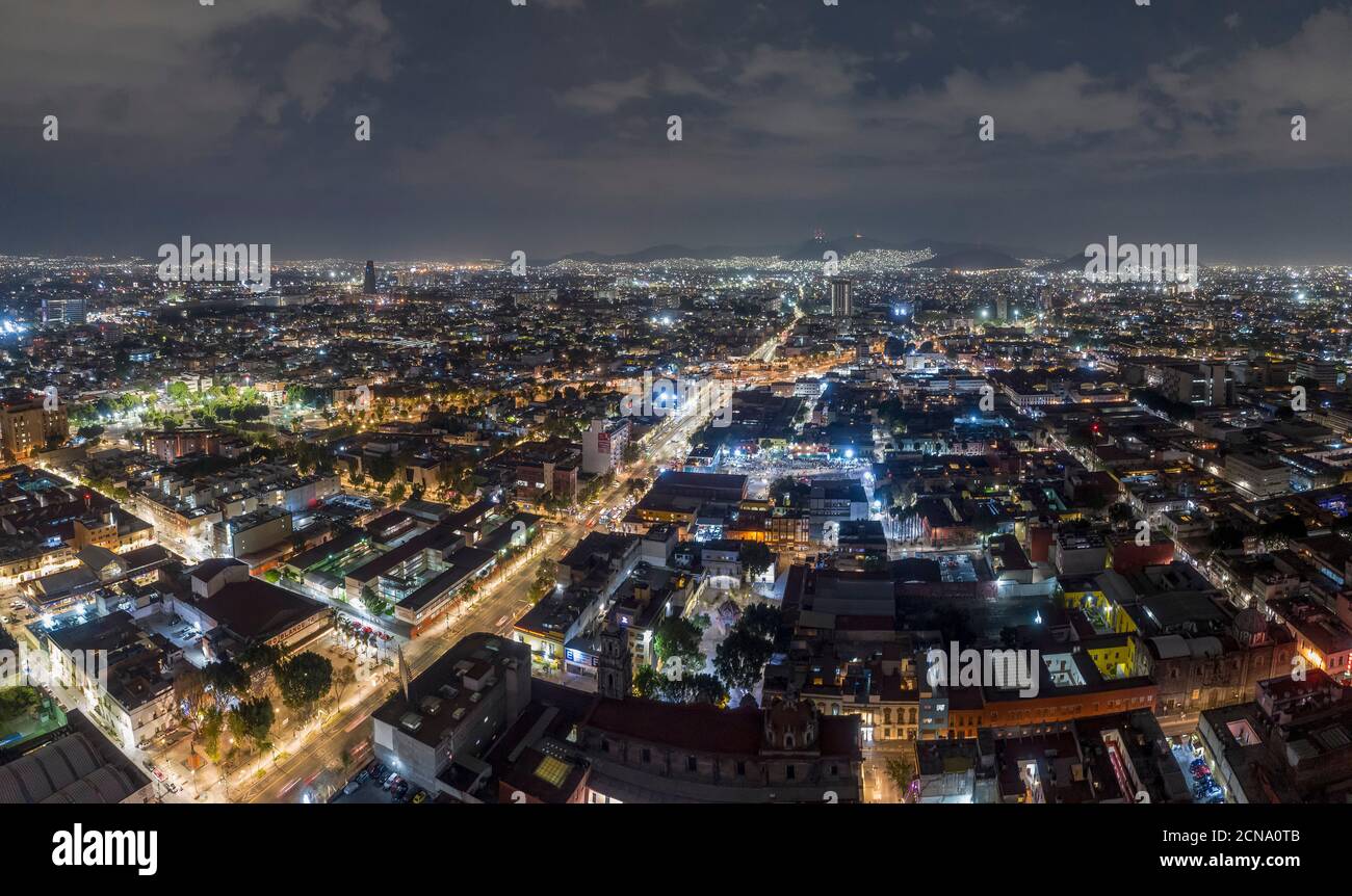 Aerial view mexico city hi-res stock photography and images - Alamy