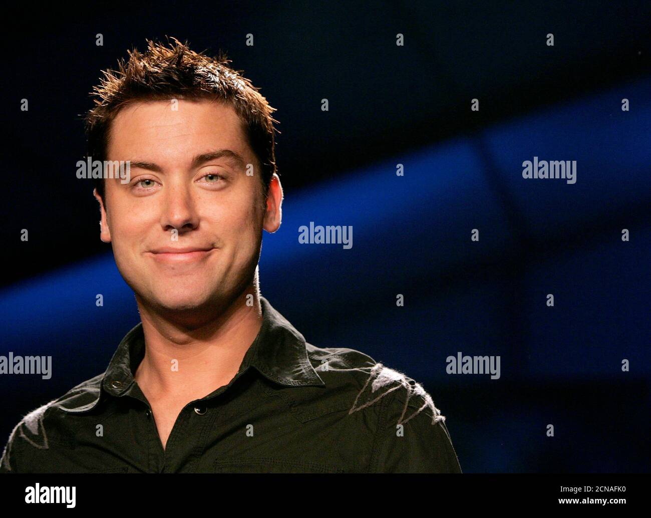 Singer Lance Bass from the pop group 'N Sync attends the Nautica Spring 2008 Collection during New York Fashion Week September 5, 2007.     REUTERS/Brendan McDermid (UNITED STATES) Stock Photo