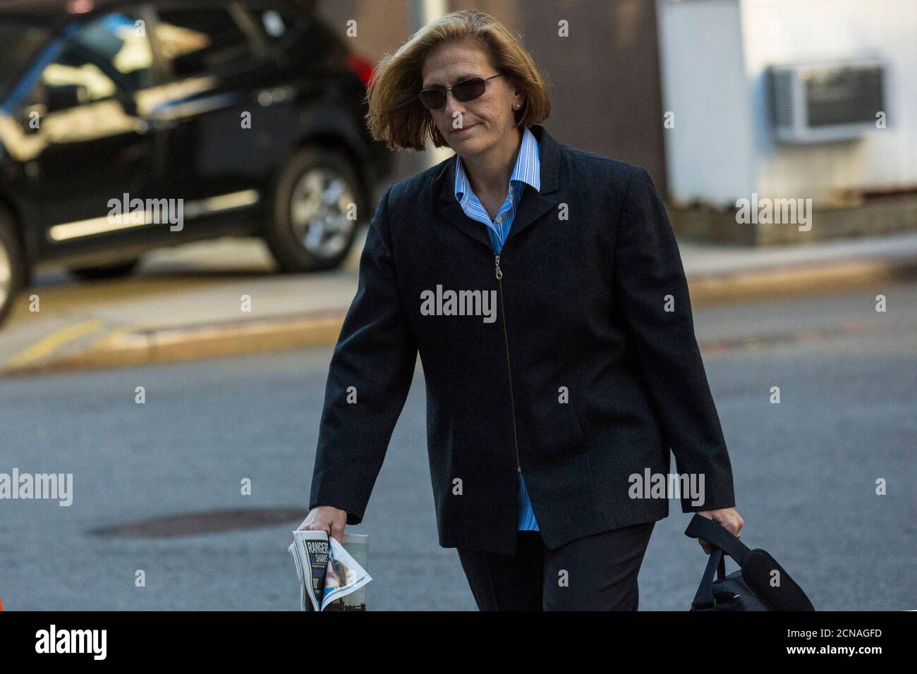 Joann Crupi Who Managed Clients Investment Accounts For Bernard L Madoff Investment Securities Llc Arrives At The Manhattan Federal Court House In New York October 8 13 Five Of Bernard Madoff S Long Time