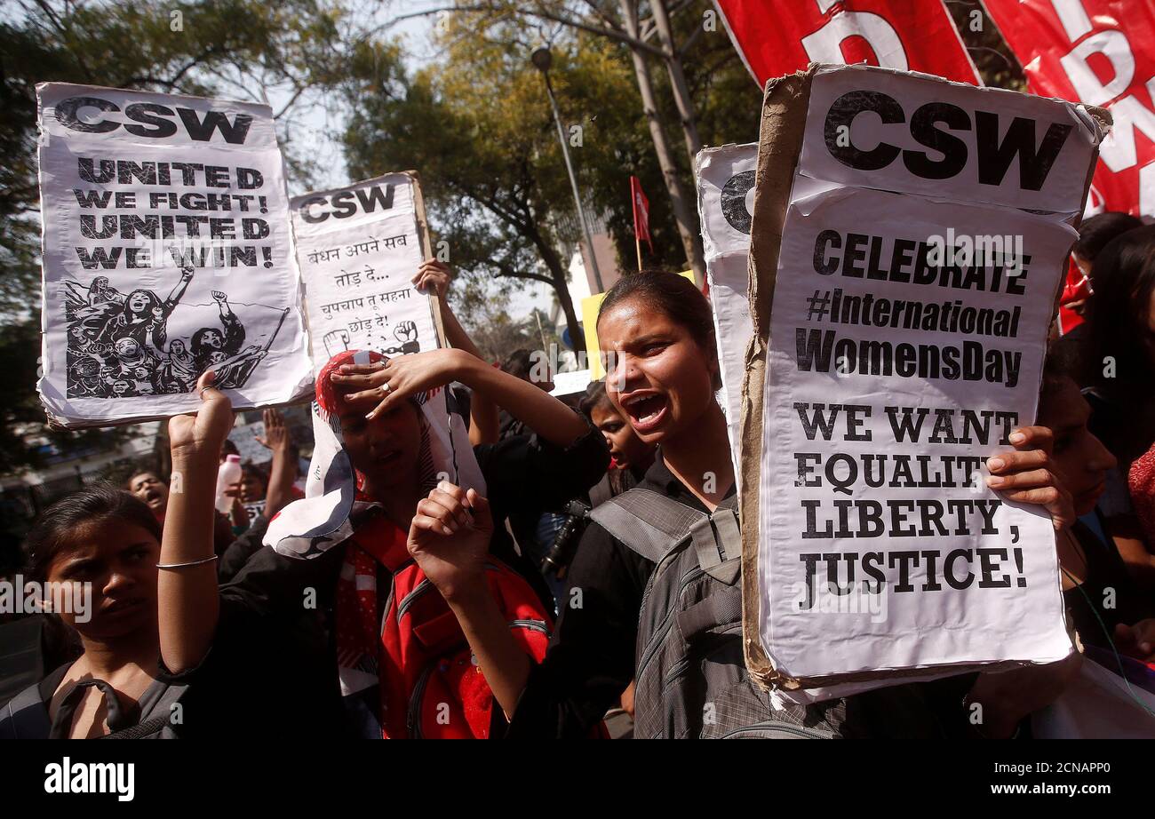 India women's rights protest hi-res stock photography and images - Alamy