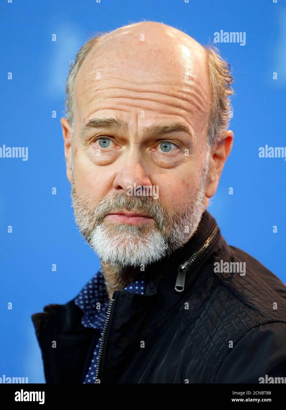 Director and executive producer Erik Poppe poses during a photocall to  promote the movie Utoya 22.juli (U - Jully 22) at the 68th Berlinale  International Film Festival in Berlin, Germany, February 19,