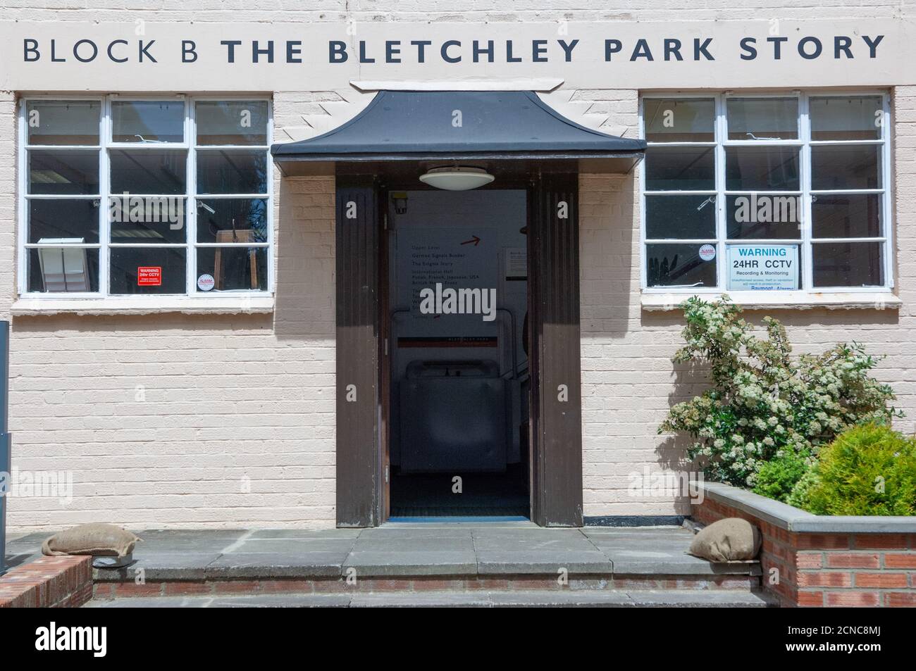 The wartime decoding centre at Bletchley Park, Bletchley, England Stock Photo