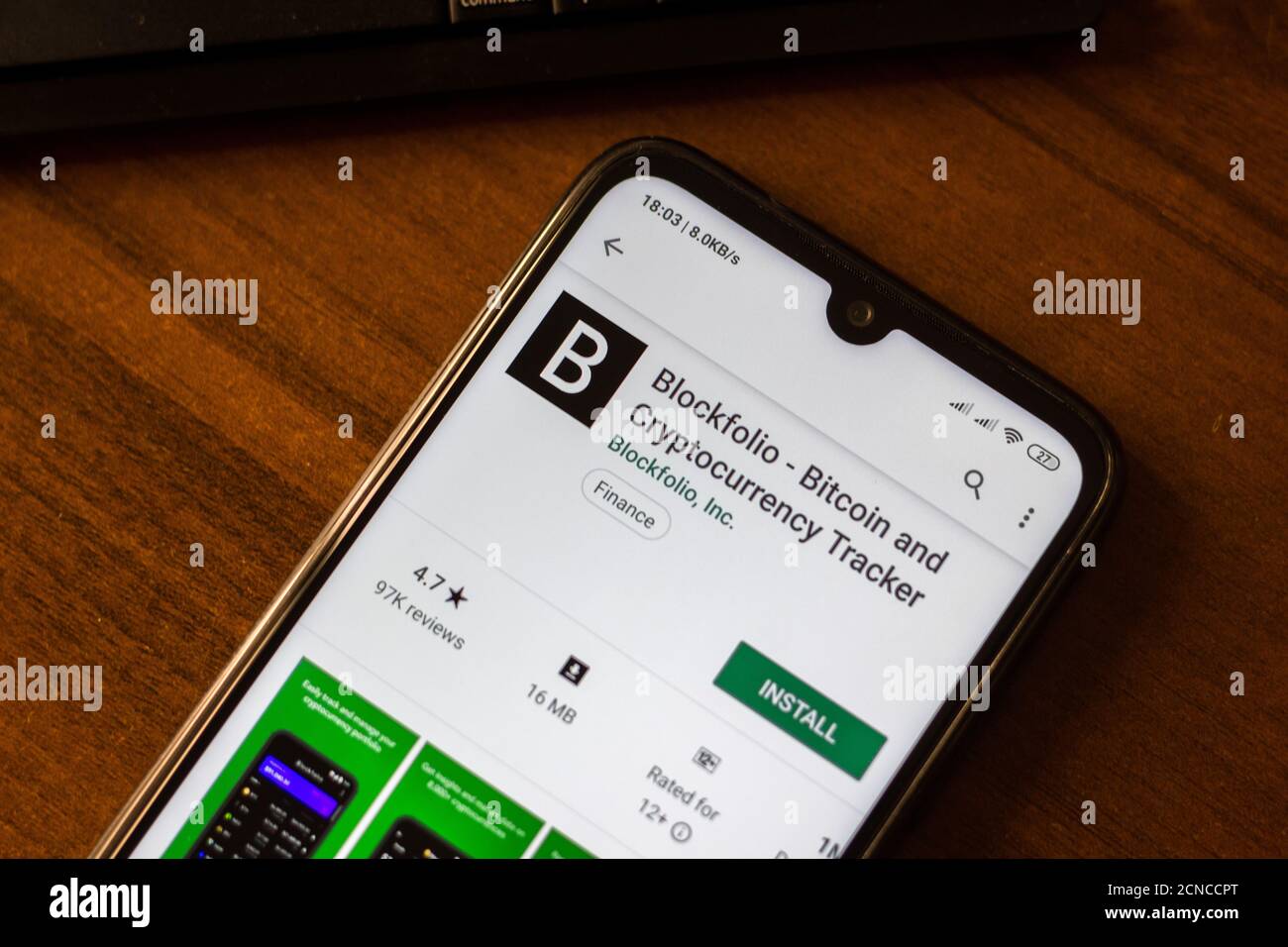 Blockfolio app hi-res stock photography and images - Alamy