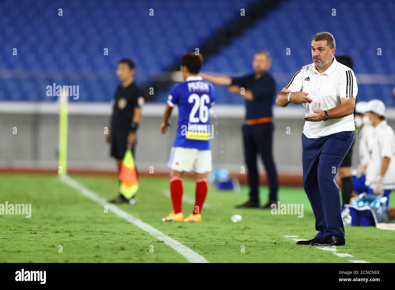 Manager Ange Postecoglou Of Yokohama F Marinos During The J League J1 Soccer Match Between Yokohama F Marinos 3 0 Shimizu S Pulse At Nissan Stadium On September 16 In Yokohama Kanagawa Japan Photo Manager Ange Postecoglou Of Yokohama F Marinos During The J League J1 Soccer Match Between Yokohama F Marinos 3 0 Shimizu S Pulse At Nissan Stadium On September 16 In Yokohama Kanagawa Japan Photo