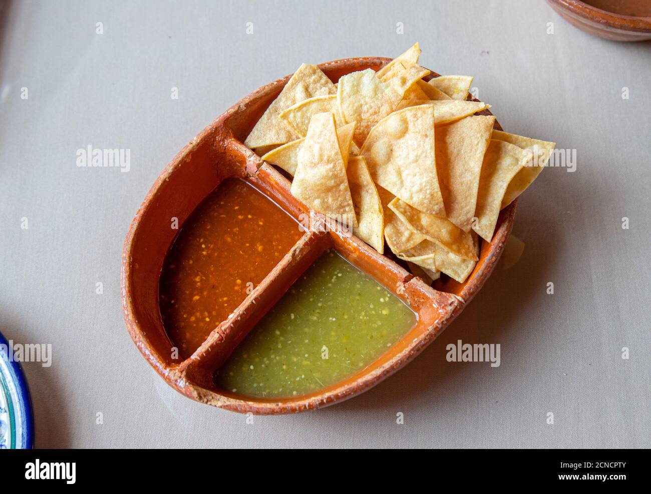Chips and Salsa serving Stock Photo Alamy