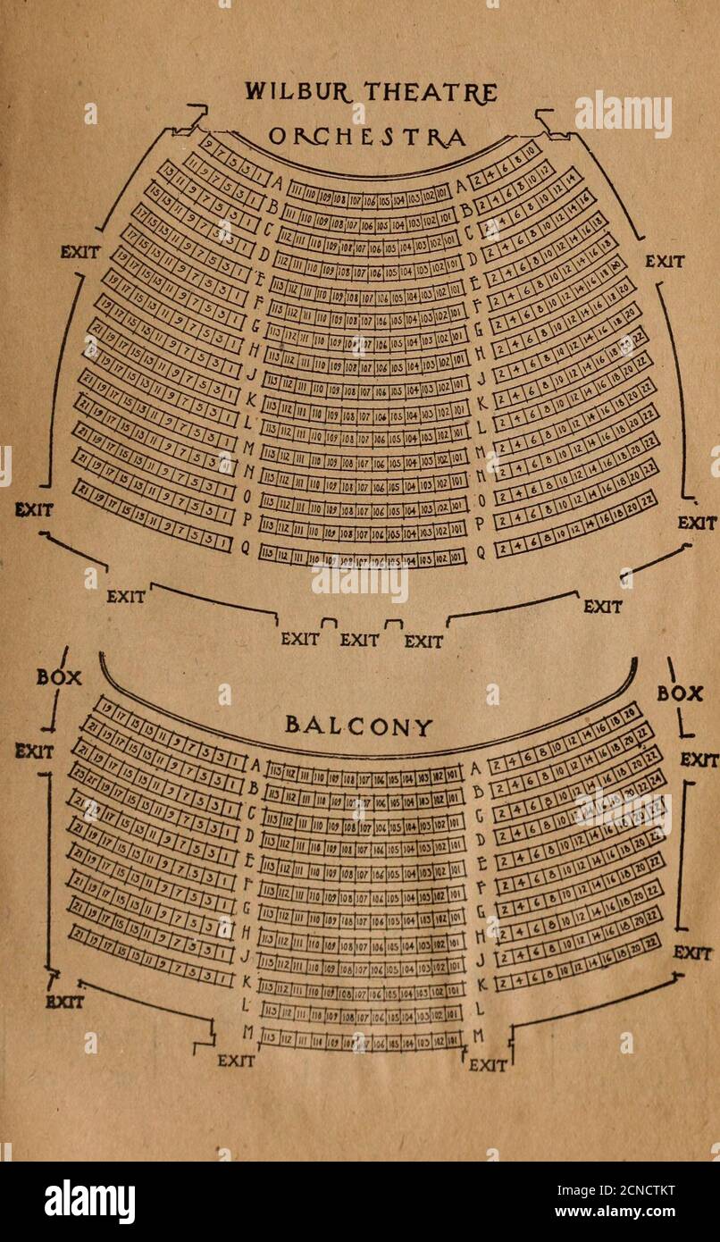 . The Lowell suburban directory for Billerica, Chelmsford, Dracut, Tewksbury, Tyngsboro and Westford : containing an alphabetical list of the inhabitants and business firms, streets, town offices, societies, churches and other miscellaneous matter . WILBUR THEATRE, BOSTON 541. 542 KEITHS NEW THEATRE, BOSTON Stock Photo