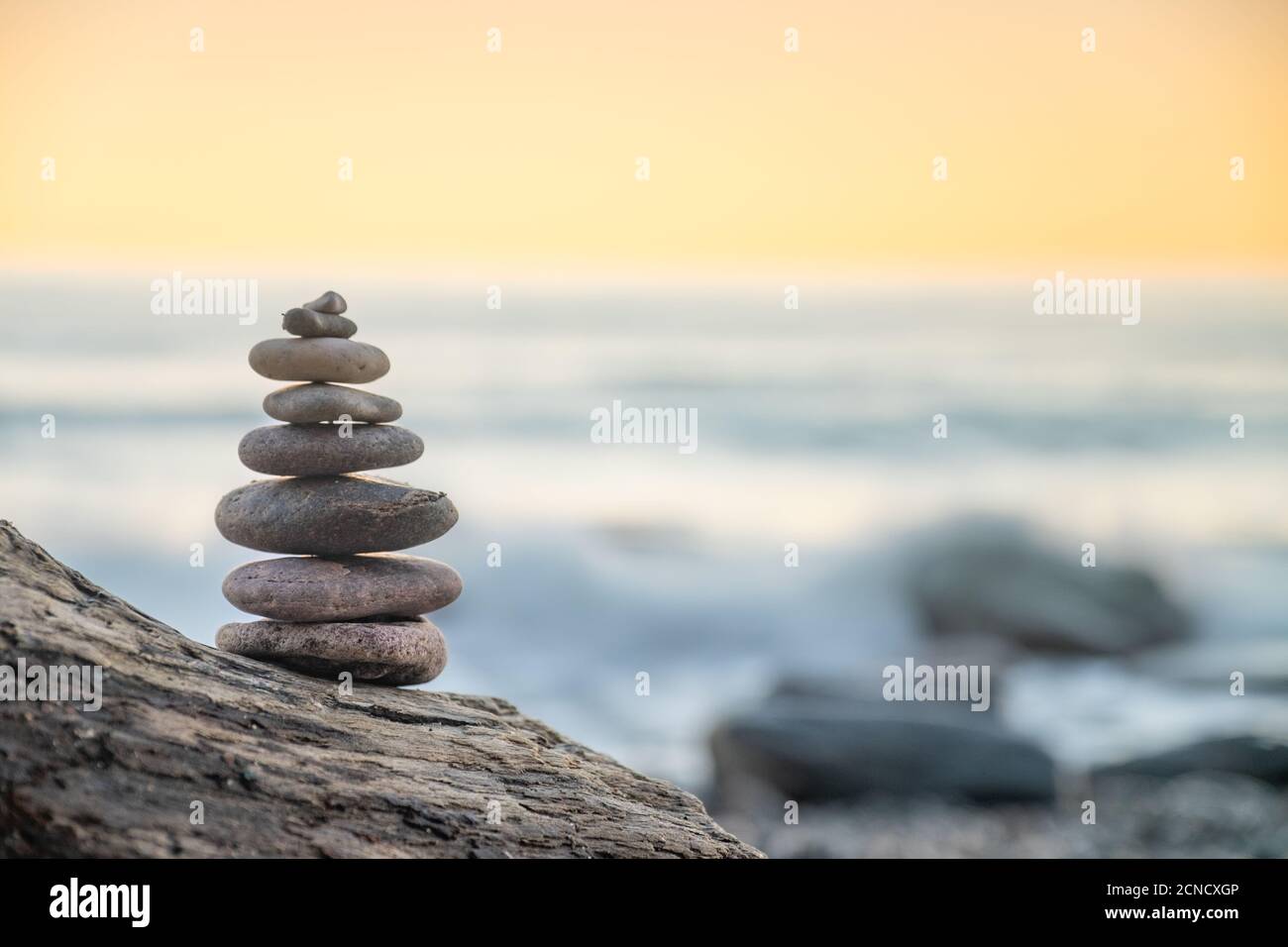 Zen Balanced Stones Stacked On Sea Coast At Sunset Stock Photo Alamy Zen Balanced Stones Stacked On Sea Coast At Sunset Stock Photo Alamy