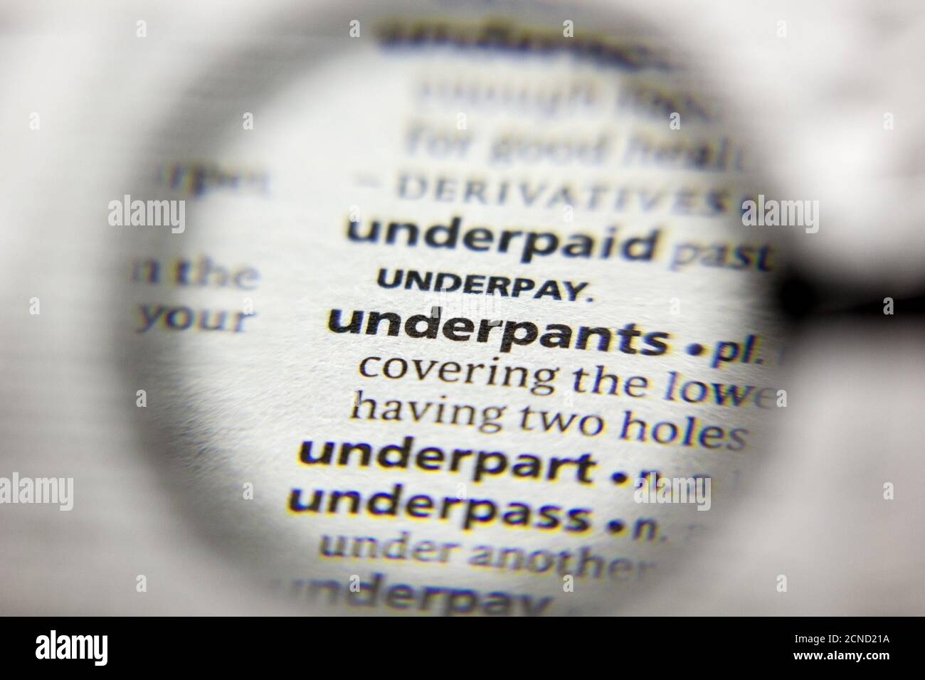 https://c8.alamy.com/comp/2CND21A/the-word-or-phrase-underpants-in-a-dictionary-2CND21A.jpg