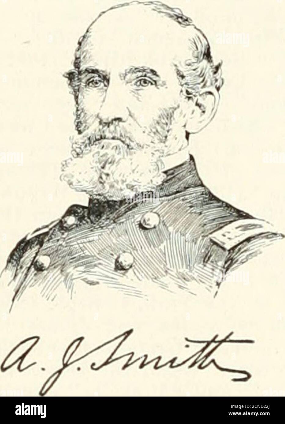 . Appleton's cyclopaedia of American biography . uring the Red River cam-paign, in April, 1864, receiving the brevet of colo-nel, U. S. army, for gallant and meritorious ser-vice at Pleasant Hill. He became lieutenant-colo-nel, U. S. army, in May. 1864, and major-generalof volunteers on the 12th of that month, was or-dered to Missouri, aided in driving Gen. SterlingPrice from the state, and was then called to re-enforce Gen. George H. Thomas at Nashville, andto aid in pursuit of Gen. John B. Hoods army, be-ing engaged at Nashville. He received the brevetsof brigadier-general and major-general, Stock Photo