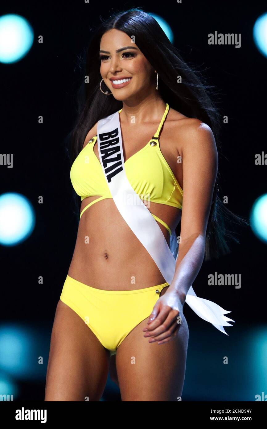 Miss Brazil Mayra Dias in her swimsuit during the Miss Universe 2018  preliminary round in Bangkok, Thailand, December 13, 2018. REUTERS/Athit  Perawongmetha Stock Photo - Alamy
