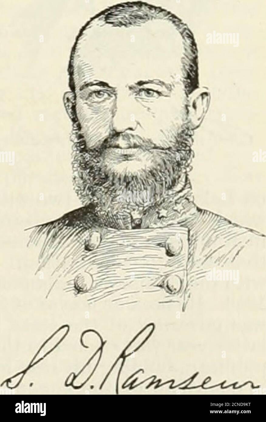 . Appleton's cyclopaedia of American biography . te service as captainof the light artillery.Late in 1861 he pro-ceeded to Virginiaand was stationed onthe south side of theJames, and in thespring of 1862 he wasordered to reportwith his battery toGen. John B. Magru-der. During Gen.Mdlellans advance up the peninsula he had command of the artil-lery of the right wing with the rank of major.Soon afterward he was promoted colonel, assignedto the 49th North Carolina infantry, and withthis regiment participated in the latter part ofthe peninsular campaign. He received the ap-pointment of brigadier-ge Stock Photo