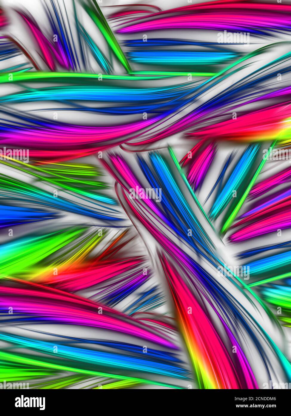 chaotic stripes Stock Photo