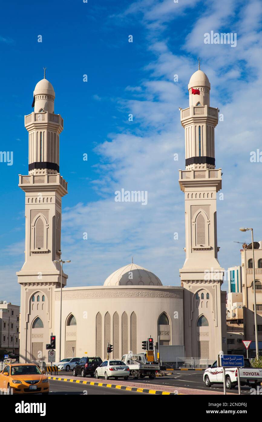 Ras Ruman Mosque, City Center, Manama, Bahrain, Middle East Stock Photo
