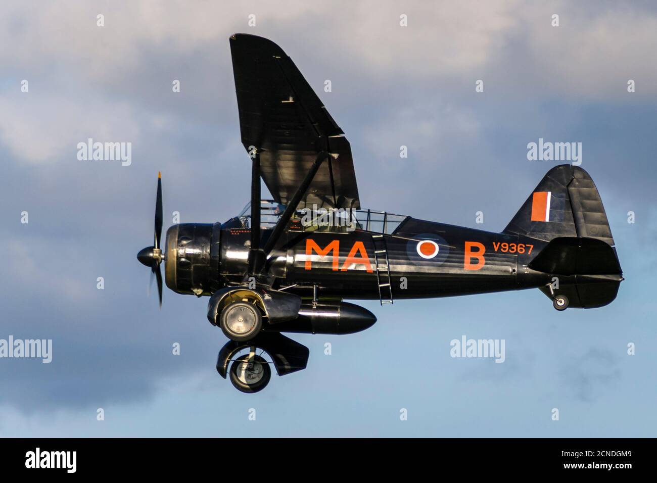 1940 Westland Lysander llla is a British army co-operation and liaison aircraft produced by Westland Aircraft. Stock Photo