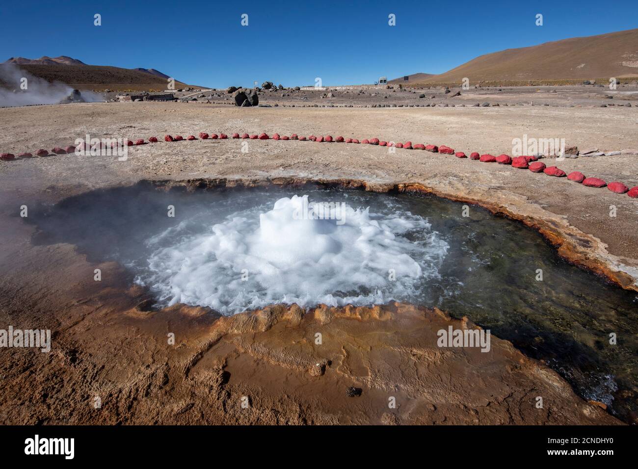 Geysers del Tatio (El Tatio), the third largest geyser field in the