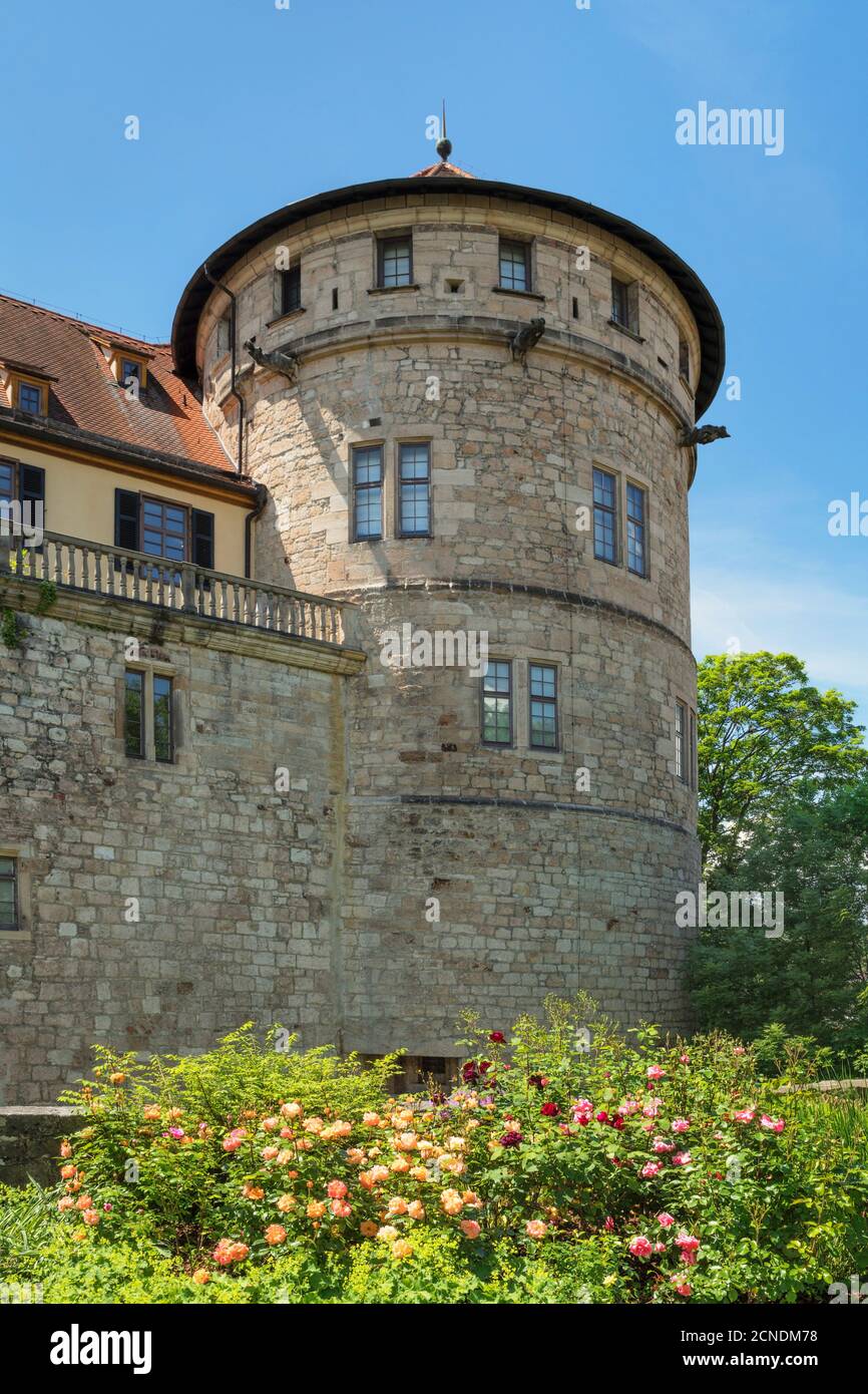 Hohentuebingen Castle, Tubingen, Baden-Wurttemberg, Germany, Europe Stock Photo