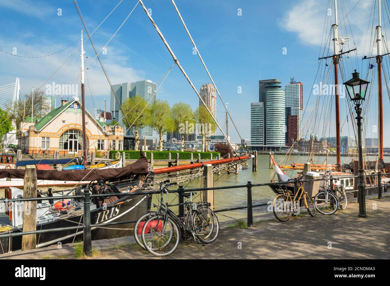 Veerhaven Port, Rotterdam, South Holland, Netherlands, Europe Stock Photo