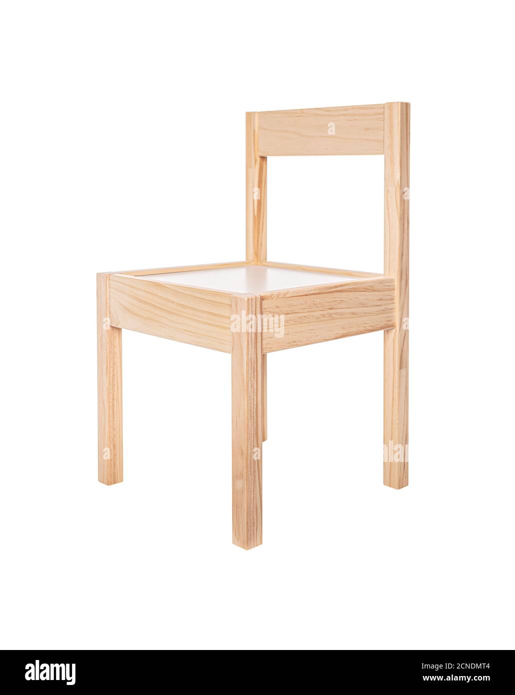 Wooden chair isolated on white background Stock Photo - Alamy