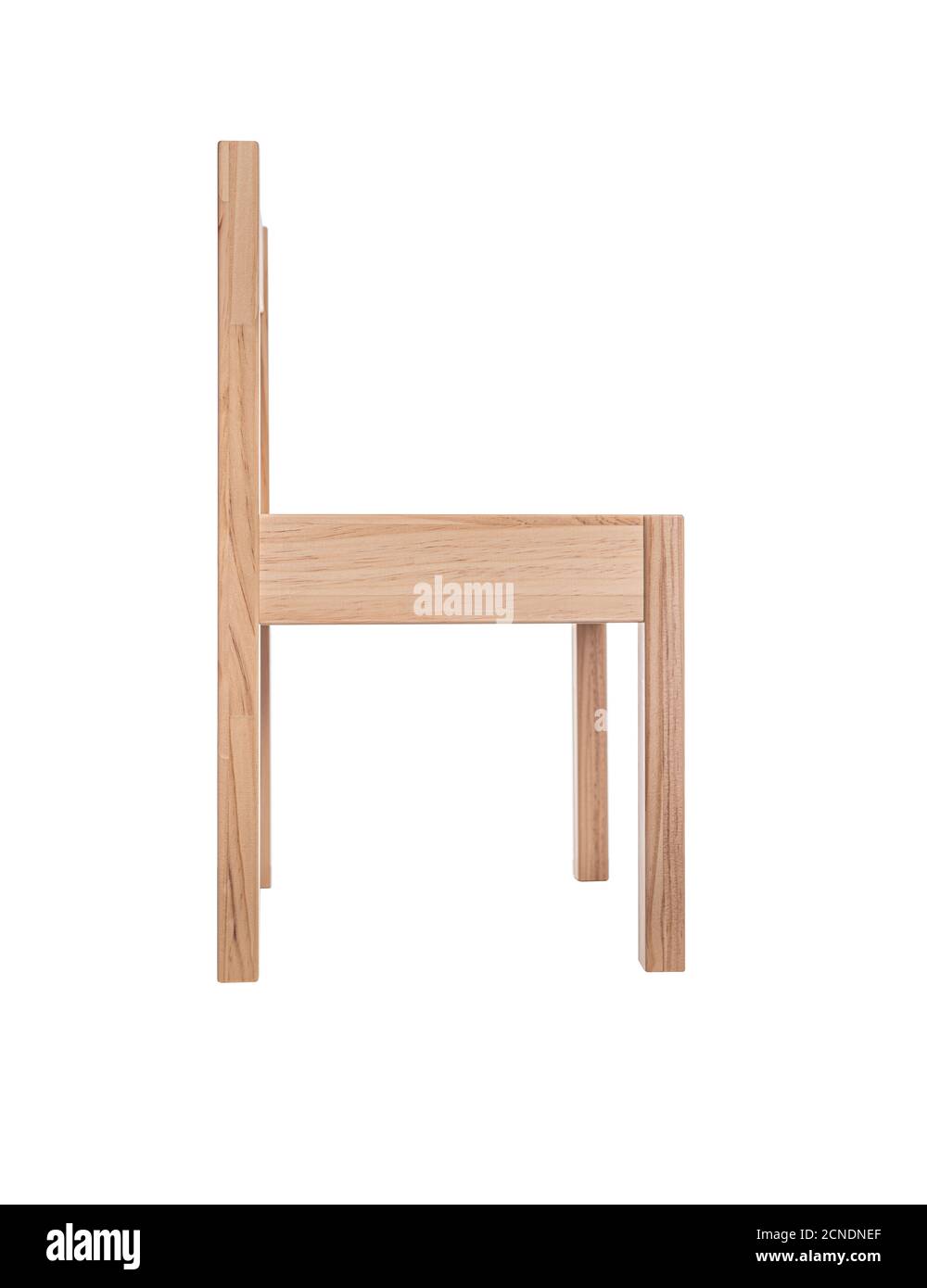 Wooden chair isolated on white background Stock Photo - Alamy