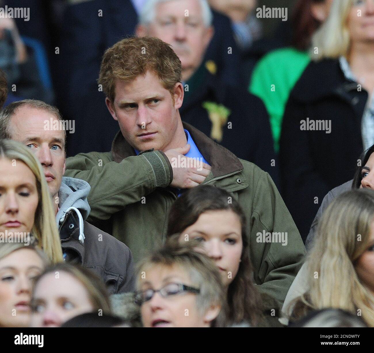 Prince Harry England Vs. Ireland RBS Six Nations Rugby at Twickenham, London, Britain - 17 Mar 2012  PICTURE CREDIT : © MARK PAIN / ALAMY STOCK PHOTO Stock Photo