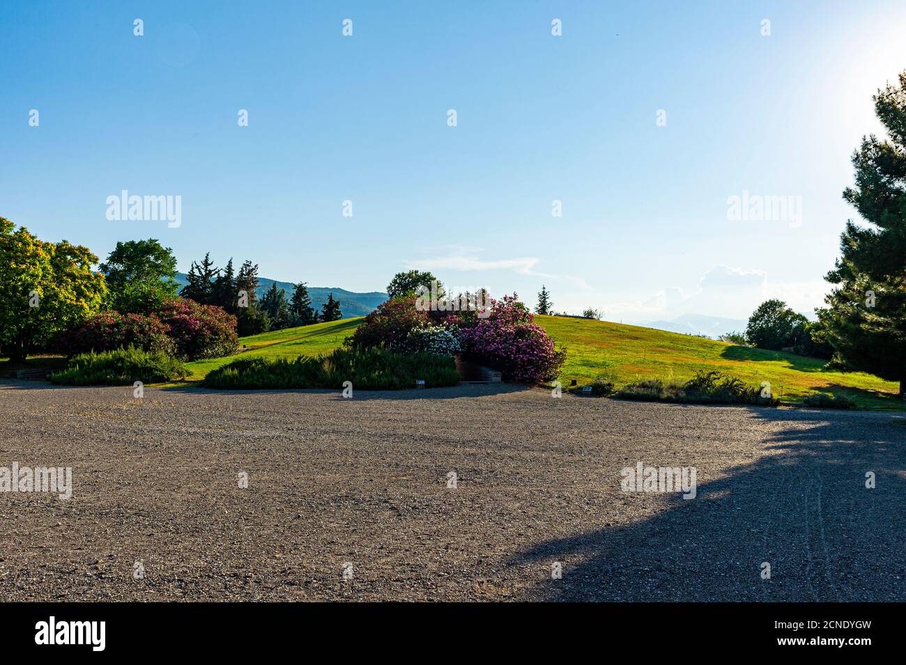 Burial mound, Aigai, Vergina, UNESCO World Heritage Site, Greece, Europe Stock Photo