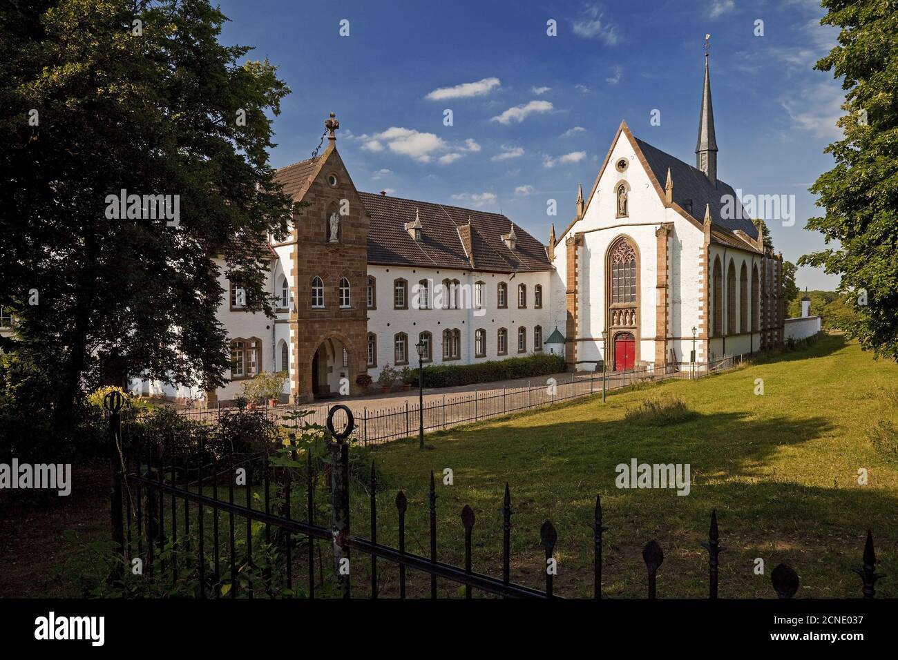 Mariawald Abbey, the only male Trappist monastery in Germany was closed in 2018, Heimbach, Germany Stock Photo