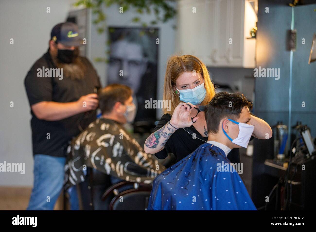 The barber lounge hires stock photography and images Alamy